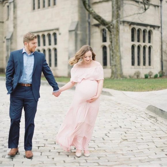 Forever 21 Pink Maxi Tiered Dress - Picture 2 of 3